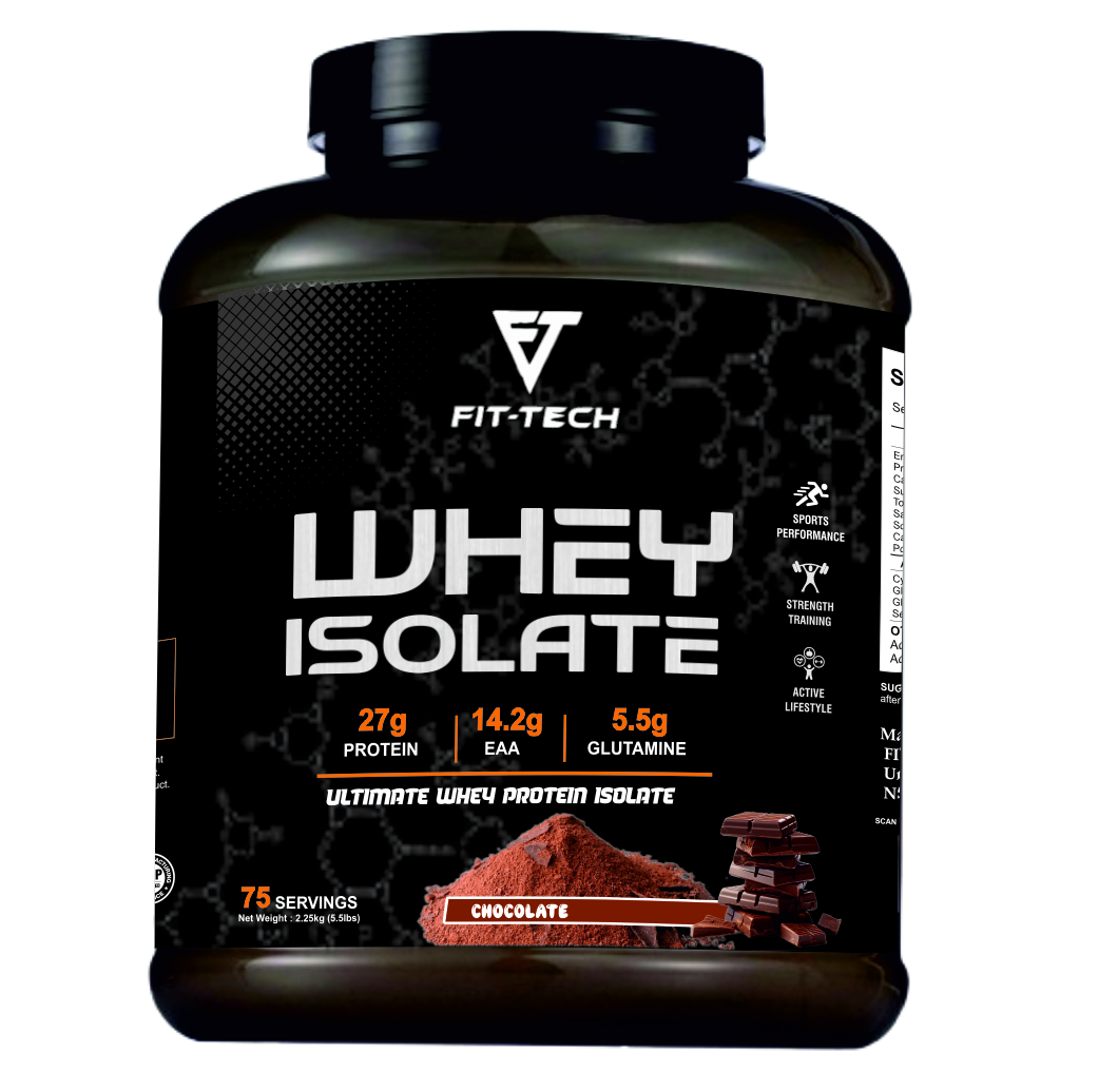 FIT TECH WHEY PROTEIN ISOLATE 75 Servings