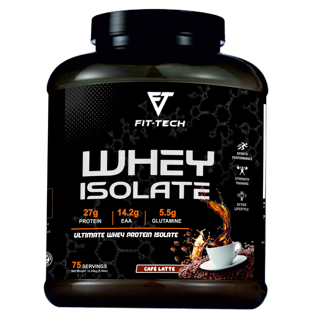FIT TECH WHEY PROTEIN ISOLATE 75 Servings
